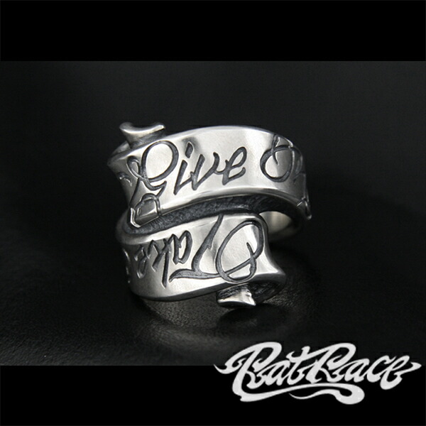 ラットレース　リング　17号　リボン　RATRACE シルバー925リング 楽天市場】【Rat Race ラットレース】Studs on Ribbon Ring L
