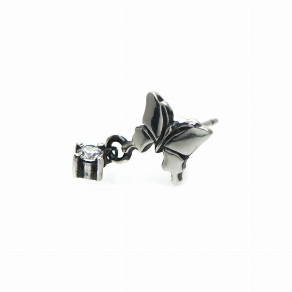FUNKOUTS ファンクアウツ Ageha アゲハ アゲハ蝶 デザイン FAE-128 シルバーピアス ユニセックス ユニセックス シルバー925 シルバーアクセサリー 銀 SV925 スターリングシルバー ピアス イヤリング 人気 ブランド アクセサリー ギフト プレゼント おしゃれ|アリゼ