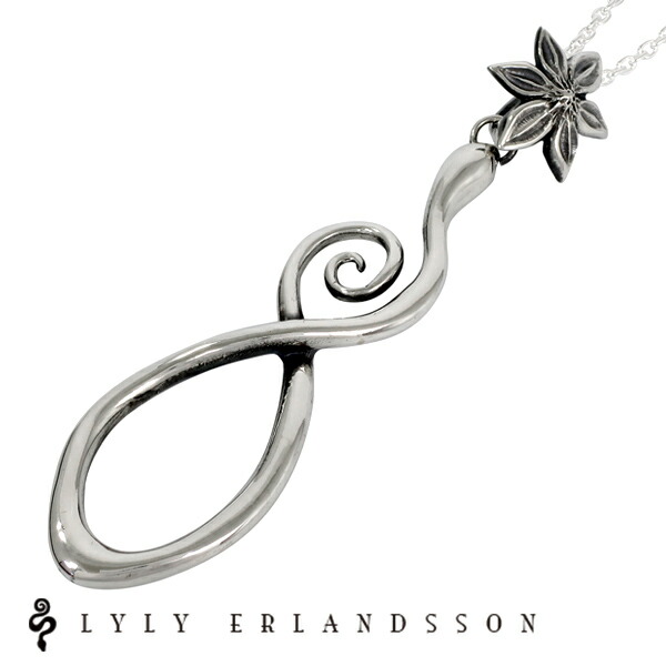 LYLY ERLANDSSON the SYMBOL 4th ペンダントトップ チェーンなし リリーエルランドソン シンボル 蛇 ザ・シンボル リリーエルランドソン シルバーペンダントトップ ヘビ スターリングシルバー 正規取扱店 LYLY ERLANDSSON シルバーアクセサリー ブランド|アリゼ