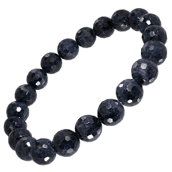 サファイア ブレスレット 8.5mm 17cm～18.5cm 128面カット M～LL サイズ 誕生石 9月 天然石 パワーストーン 天然石アクセサリー 天然石ブレスレット パワーストーンブレスレット サファイアアクセサリー ブルーサファイア サファイア ブレスレット 9月 誕生石 天然石 11,232円