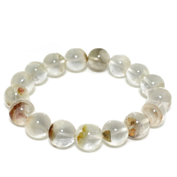 楽天市場】ホワイトスノーガーデンクォーツ 9ミリ 内周約16センチ AAA