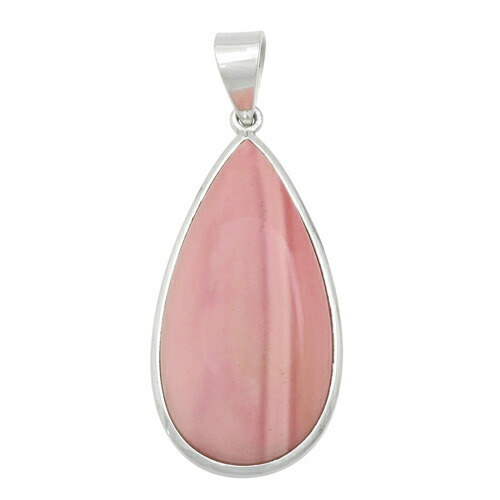 楽天市場】天然石ピンクオパール シルバー ペンダント トップ
