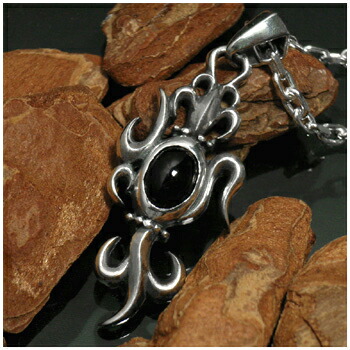 唐草アシメ オニキス メンズ シルバーネックレス ハード ネックレス トップ シルバー925 シルバーアクセサリー シルバーアクセ シルバーペンダント メンズアクセ ハード メンズ ペンダントトップ 925シルバーアクセサリー スターリング メンズネックレス