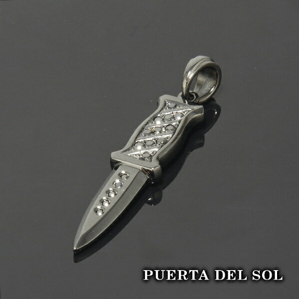 楽天市場】PUERTA DEL SOL 両刃 ダガー ナイフ ペンダント(チェーン
