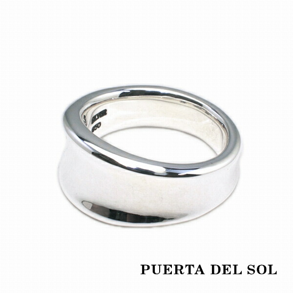 PUERTA DEL SOL Reverse Round Dome ドーム リング(7号～23号) シルバー950 ユニセックス ユニセックス シルバーリング レディースリング アクセサリー 指輪 プレゼント 指輪 銀指輪 おしゃれ SV950 ギフト｜アリゼ