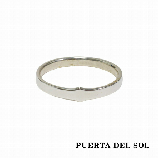 PUERTA DEL SOL Traditional シンメトリー 凸型 リング(5号～23号) シルバー950 ユニセックス シルバーアクセサリー ブリタニアシルバー 銀指輪 アクセサリー SV950 銀 シルバー950 レディースリング SV950｜アリゼ 12,848円