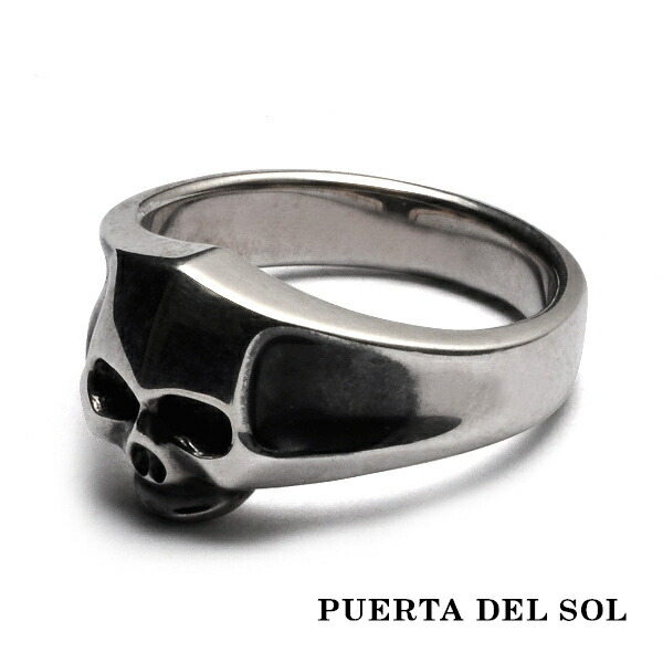 楽天市場】PUERTA DEL SOL メメントモリ 骨 ボーン スカル リング(7号