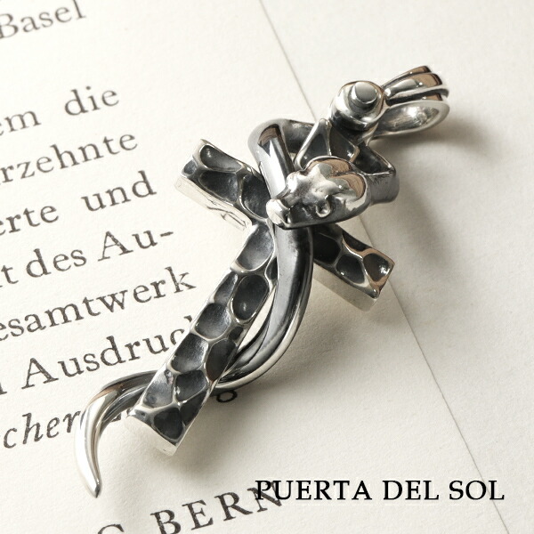 PUERTA DEL SOL ブラック スネーク クロス ネックレス 楽天市場】PUERTA DEL SOL ハンマー クロス スネーク ペンダント