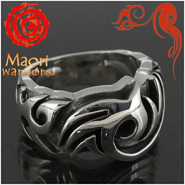 楽天市場】Maori warriors Tatoo タトゥ リング シルバー 15〜21