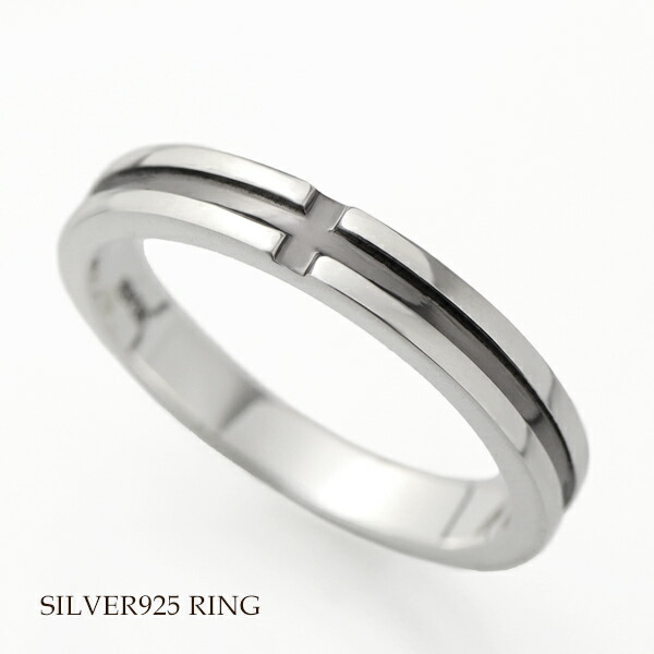 クロス型リングSILVER925 神父十字架幅広銀指輪シルバー925 14Cサw シルバー925 メンズ レディース リング クロス 十字架