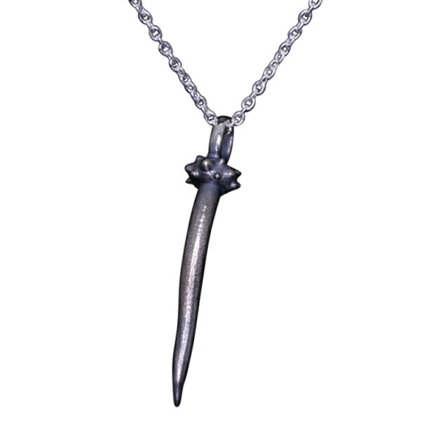 龍頭 霰牙 ネックレス チェーン付き ペンダント メンズ シルバー シルバーネックレス メンズネックレス シルバー950 ブランド 彼氏 伝統技法 ギフト 人気 おしゃれ ペンダント 男性 霰