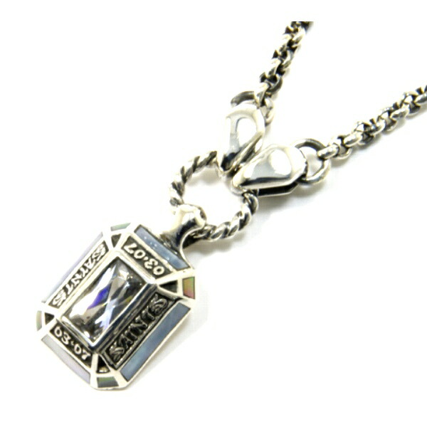 SAINTS セインツ チャリティーシェルペンダント(チェーン付き) シルバー925 シルバーアクセサリー 銀 SV925 シルバー925 シルバーアクセサリー 銀 SV925 スターリングシルバー シルバーネックレス チェーン付き 首飾り 人気 ブランド アクセサリー ギフト プレゼント｜アリゼ