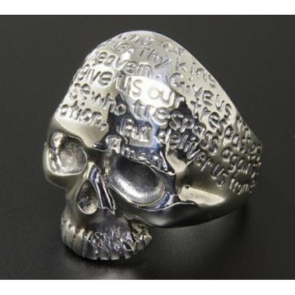 SAINTS セインツ Lord’s Prayer スカルシルバーリング シルバー925 シルバーアクセサリー 銀 SV925 シルバー925 シルバーアクセサリー 銀 SV925 スターリングシルバー シルバーリング 銀指輪 指輪 メンズリング レディースリング 人気 ブランド アクセサリー ギフト|アリゼ