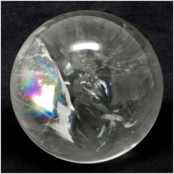 楽天市場】虹入り水晶 天然 レインボークォーツ ポイント 原石 約310g