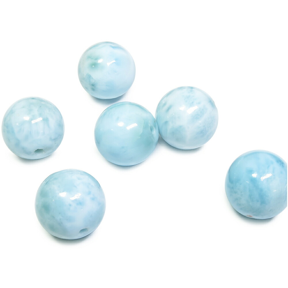 ラリマー 10mm 天然石 ビーズ 丸玉 1玉売り 粒売り パワーストーン バラ売り ビ-ズ パーツ 天然石 ビーズ 粒売り パワーストーン バラ売り アクセサリー ラリマー ゴムやワイヤー等を使用してアクセサリーを作るのにお使い頂けます ヒーリングストーン 2A級 天然石ビーズ