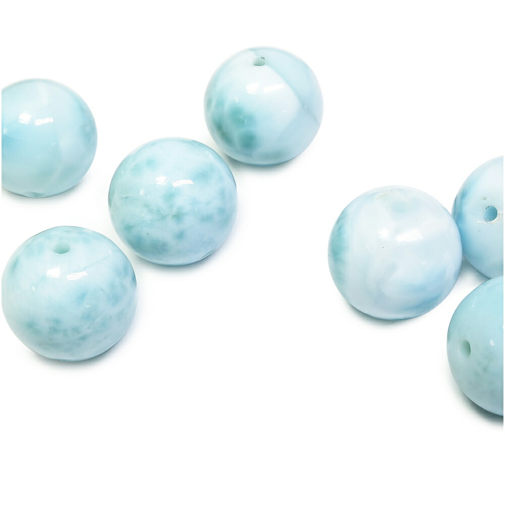 ラリマー 12mm 天然石 ビーズ 丸玉 1玉売り 粒売り パワーストーン バラ売り ビ-ズ パーツ 天然石 ビーズ 粒売り パワーストーン バラ売り アクセサリー ラリマー ゴムやワイヤー等を使用してアクセサリーを作るのにお使い頂けます ヒーリングストーン 2A+級 天然石ビーズ