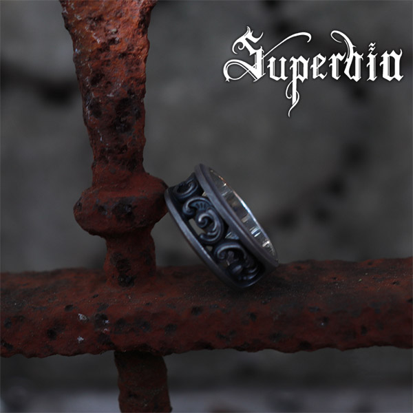 Superbia "ロココ" リング4 8号～27号 Rococo シルバーリング シルバー925 メンズ スペルヴィア スペルビア スペルヴィア Superbia 西洋美術やアンティークの趣を巧みに表現する国内ブランド ブランド ロココ美術 バロック グロテスク アンティーク ジュエリー ダーク 退廃｜アリゼ