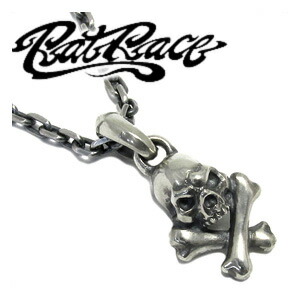 RAT RACE ラットレース クロスボーンスカル SS シルバーペンダントトップ チェーンなし シルバー925 スカル スカル ネックレストップ シルバーペンダント メンズ シルバー925 RAT RACE ラットレース レディースにもオススメなチャームサイズのクロスボーンスカル