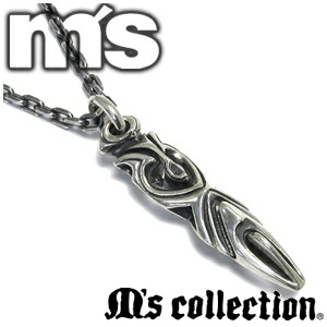 エムズコレクション トライバル スティック シルバーネックレス ハード メンズ ネックレス メンズ ネックレス 925シルバーアクセサリー スターリング ハード 重厚感あふれるトライバルペネックレス シルバー925 silver メンズネックレス 男性用ネックレス M's