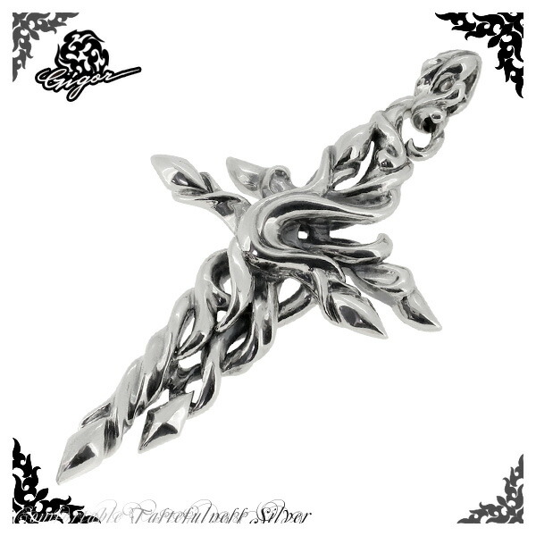 楽一番GIGOR リブロスクロスペンダント(フルカスタム仕様) GIGOR ジゴロウ ナローシリーズ リブロスペンダント ネックレス