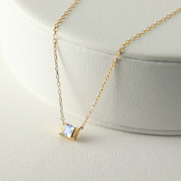 k18ゴールドグリーンストーン ネックレス Jewel closet by L&Co. ネックレス レディース 18金 K18