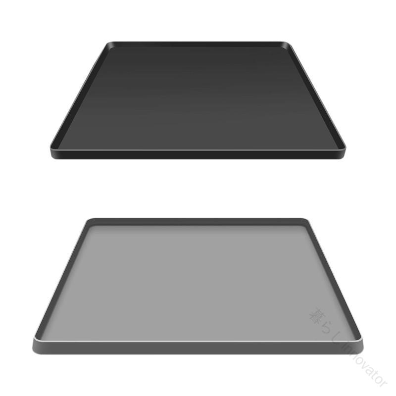 シリコンドリップトレイ シリコン冷蔵庫フロアマット 水滴防止 冷凍庫マットトレイ ミニ冷蔵庫用ドリップパン ランドリーや寮洗濯機対応 水漏れ防止 高品質 洗濯機や家具にも使える多用途耐久性抜群画像