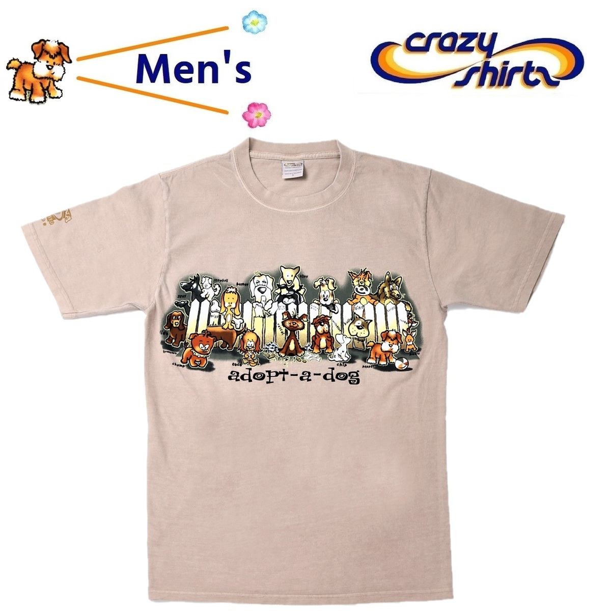 楽天市場 クレイジーシャツ ハワイ コナコーヒー染め Adopt A Dog 犬 メンズ クルーネック Tシャツ All For You