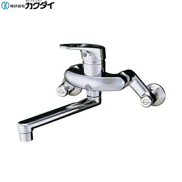 そら様 カクダイ混合水栓 カクダイ シングルレバー混合栓 シャワー・汚れ隠しプレートつき