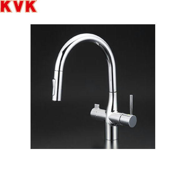 KM6081SCV11EC KVK浄水器付シングルレバー式シャワー付混合水栓 Z38450付 送料無料()|みずらいふ