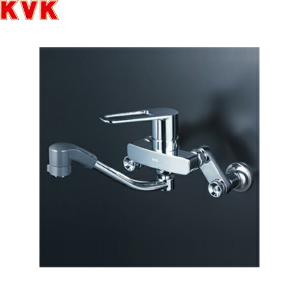 MSK110KZERJFT KVK楽締めソケット付シングルレバー混合栓 寒冷地仕様 送料無料()