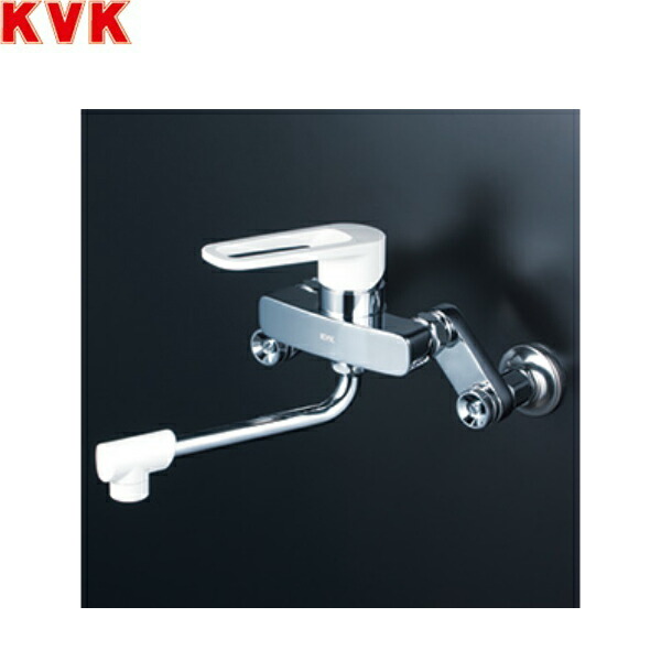 MSK110KZRJ KVK楽締めソケット付シングルレバー混合栓 寒冷地仕様 送料無料()