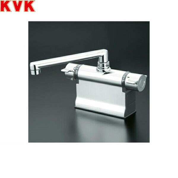 KM3011ZT KVK浴室用水栓デッキ型サーモスタット式混合栓 寒冷地仕様 送料無料()