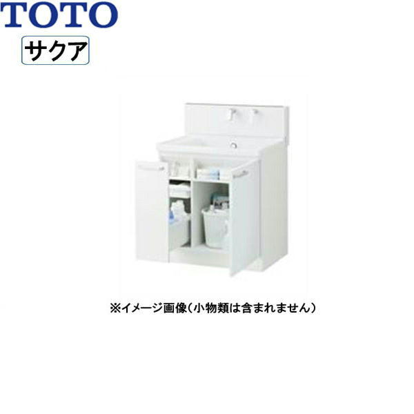 LDSWB075BJGEN1A TOTO SAKUAサクア 洗面化粧台のみ 間口750 ホワイト 送料無料()
