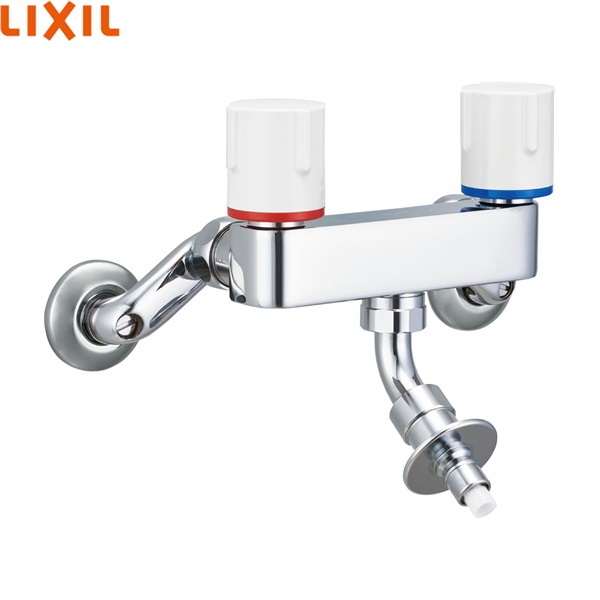 SF-WL63RQA リクシル LIXIL/INAX 緊急止水弁付2ハンドル混合水栓 一般地仕様 送料無料()