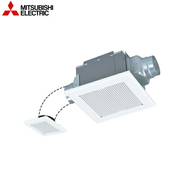 VD-13ZF14 三菱電機 MITSUBISHI ダクト用換気扇 天井埋込形 2部屋換気用 低騒音形 送料無料()