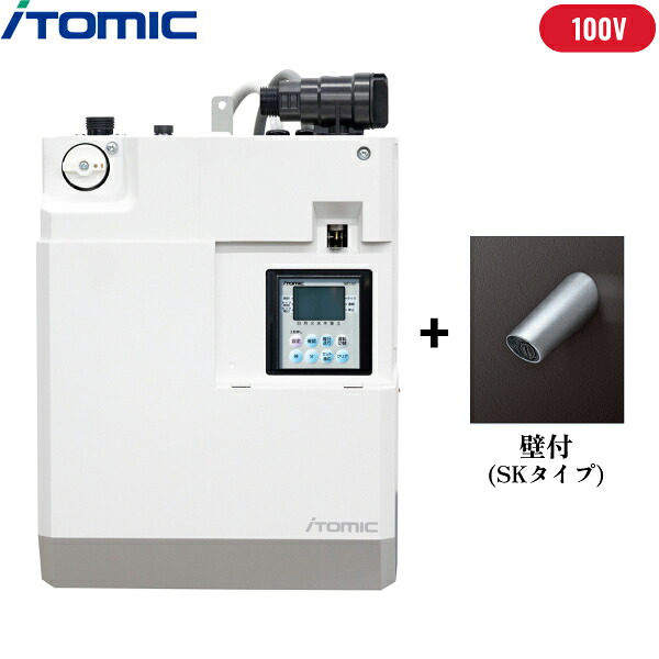 ESWM3TSK106E0 イトミック ITOMIC 小型電気温水器 ESWM3シリーズ 専用自動水栓付 壁掛型・貯湯量3L・100V 元止め式 タイマー付 送料無料()｜みずらいふ 65,833円