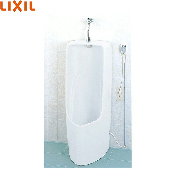 U-321RMH/BW1+UF-8R-U+UF-300WP リクシル LIXIL/INAX トラップ着脱式大形ストール小便器 床排水 ヒーター付便器/水抜併用方式 寒冷地仕様 送料無料()｜みずらいふ