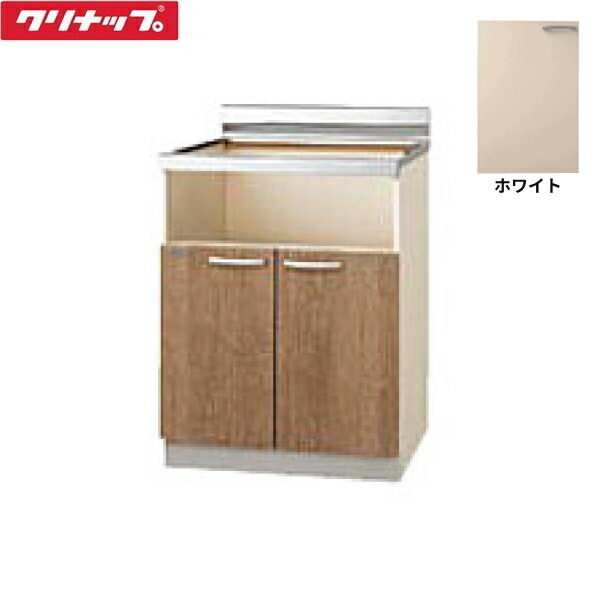 LAT-60KBG クリナップ CLEANUP 木キャビキッチン すみれ コンロ台60cm ビルトインコンロ専用 ホワイト 送料無料()|みずらいふ