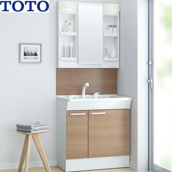 楽天市場】TOTO 洗面化粧台 Fシリーズ○間口750mm○開き扉タイプ