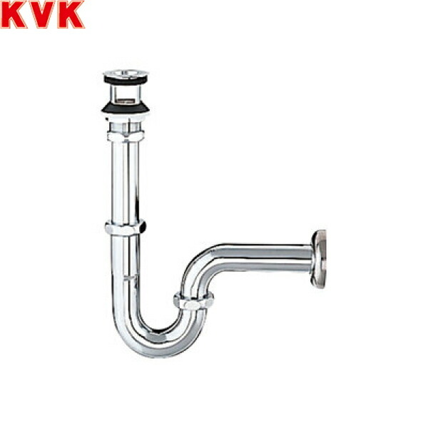 VR105PAL KVK壁排水Pトラップ φ41用 オーバーフロー付 送料無料()