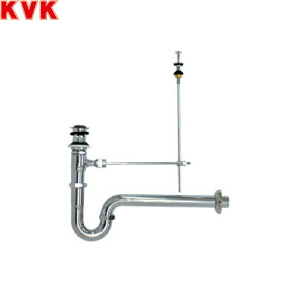 VR6PALU-FCTR KVK壁排水Pトラップ φ41用 オーバーフロー付 送料無料()