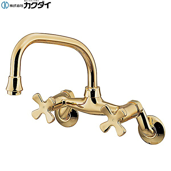 124-109-AG カクダイ KAKUDAI 2ハンドル混合栓 送料無料()|みずらいふ