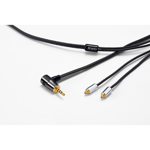 ORB Clear force Nova 2nd generation MMCX for IE 2.5φL MMCXリケーブル(L) 1.2m ブラック|キムラヤ店