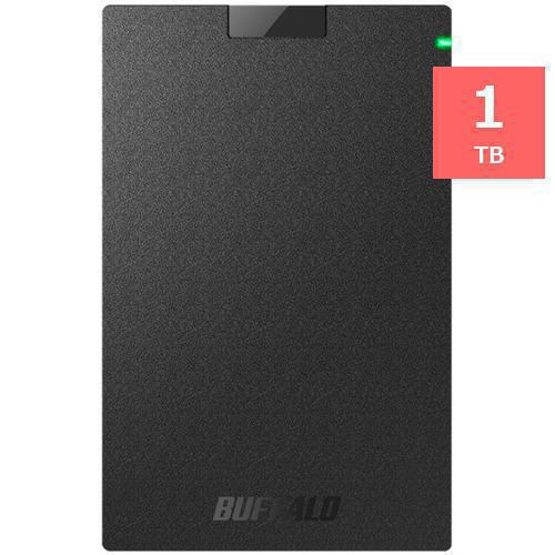 緩衝装置置き目 固定ディスク-PCG1.0U3-BBA ミニステイション USB3.1(Gen1)／USB3.0 携帯型HDD 1結核症 黒いこと