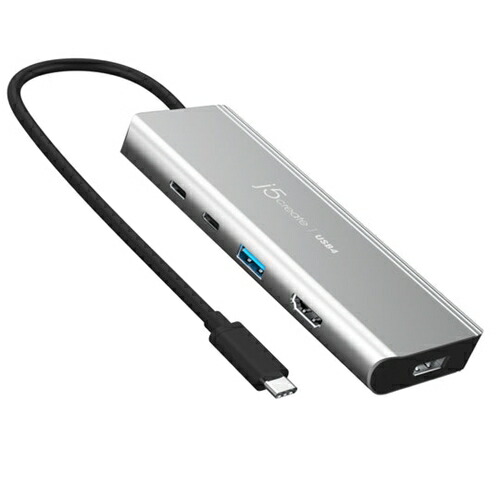 j5create JCD401 USB4 Dual 4K マルチポートハブ スペースグレー｜キムラヤ店