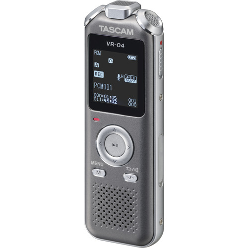TEAC VR-04-GY FMラジオ受信機積み上げる集積回路リコーダー 薄墨色