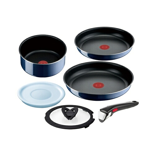 【期間限定大特価】ティファール(T-FAL) L43790 インジニオ・ネオ ロイヤルブルー・インテンス セット6【ガス火専用】｜キムラヤ店