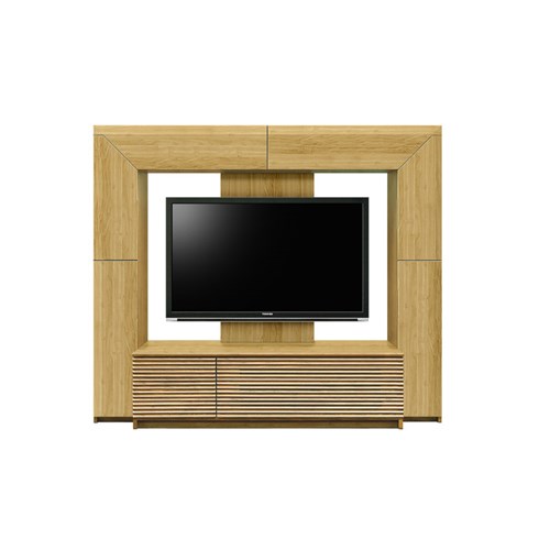 大塚家具 テレビ受像機ゲーム盤「アク天使の都市」ご機嫌手合い 幅200珊 オーク材材白いことオーク材色