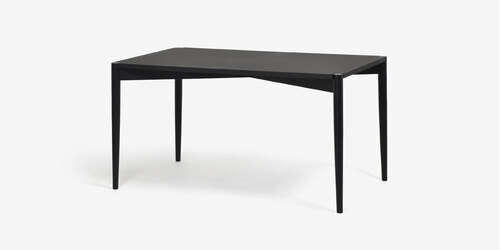 大塚家具 秋田木工 ダイニングテーブル「リュッケ」ブナ材 WLBK(ウッドライクブラック)色 幅150cm｜キムラヤ店