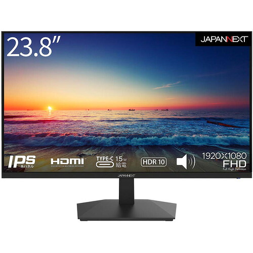 JAPANNEXT JN-IPS238FHDR-C 23.8inIPSダイアログボックス積み上げる 盛りだくさん固定ディスク液晶管する 黒いこと JNIPS238FHDRC